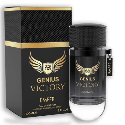 Emper Genius Victori Eau de Parfum for Men 100ml (3.4 fl oz) - Long-Lasting Fragrance