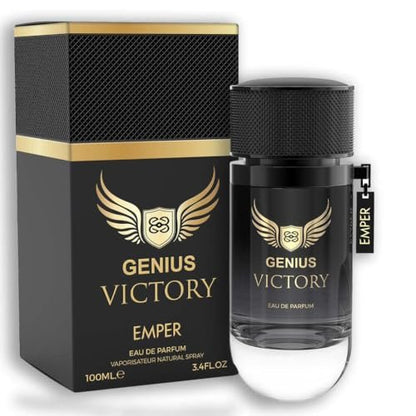 Emper Genius Victori Eau de Parfum for Men 100ml (3.4 fl oz) - Long-Lasting Fragrance