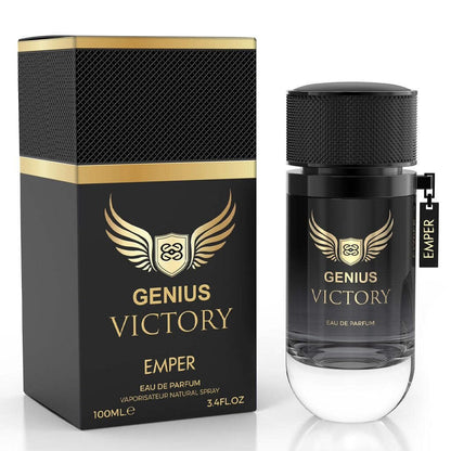 Emper Genius Victori Eau de Parfum for Men 100ml (3.4 fl oz) - Long-Lasting Fragrance