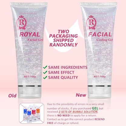 YMEYFAN 3-Pack Conductive Gel for Hair Removal & Skin Care – Cooling, Moisturizing Gel for Facial & Body Devices – 900ml (30.4 oz Total) Avelisse
