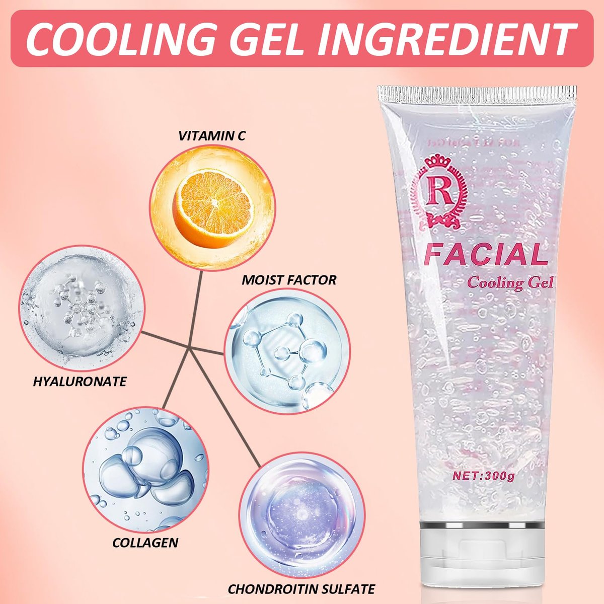 YMEYFAN 3-Pack Conductive Gel for Hair Removal & Skin Care – Cooling, Moisturizing Gel for Facial & Body Devices – 900ml (30.4 oz Total) Avelisse