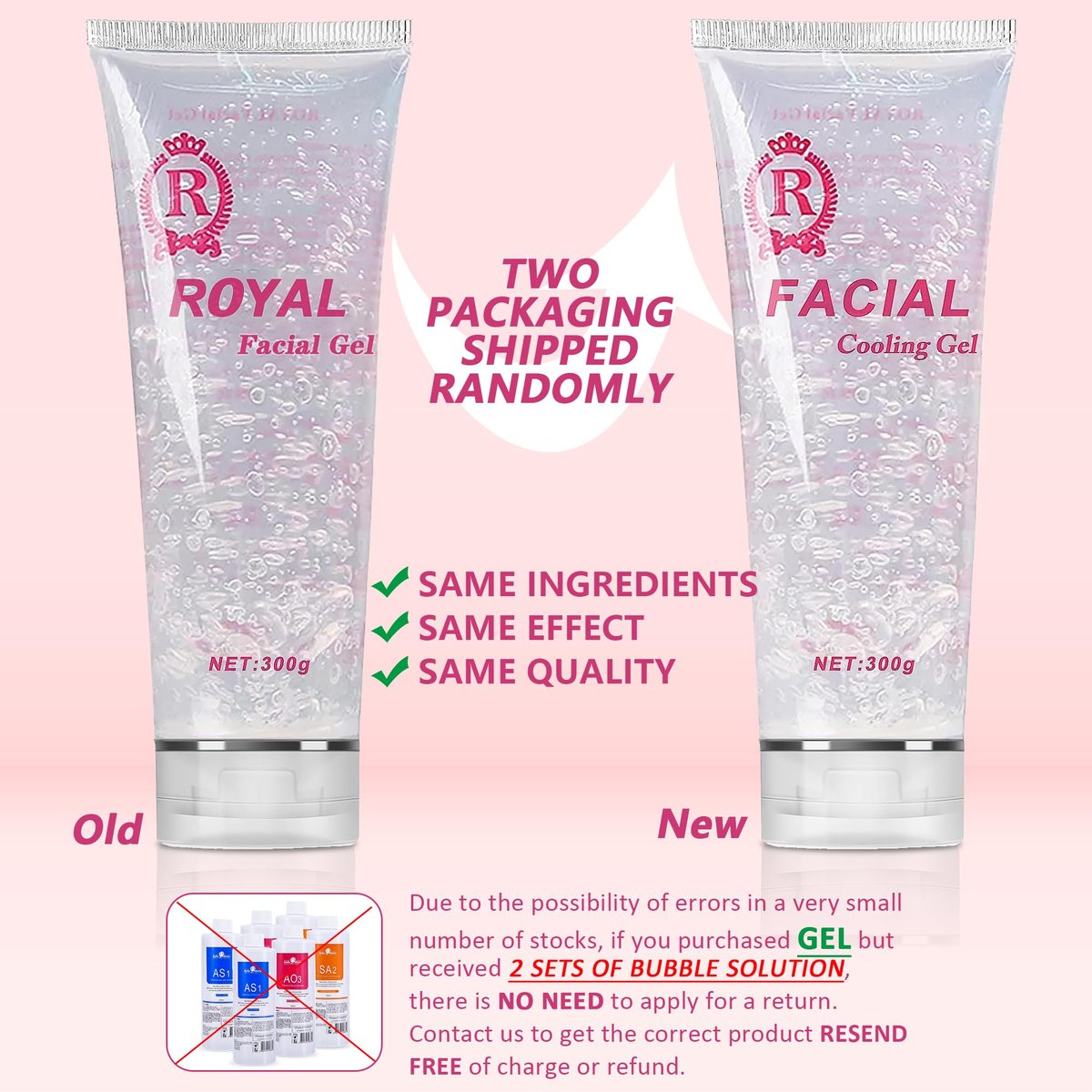 YMEYFAN 3-Pack Conductive Gel for Hair Removal & Skin Care – Cooling, Moisturizing Gel for Facial & Body Devices – 900ml (30.4 oz Total) Avelisse