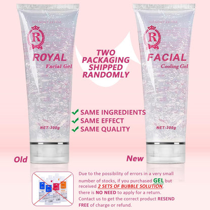 YMEYFAN 3-Pack Conductive Gel for Hair Removal & Skin Care – Cooling, Moisturizing Gel for Facial & Body Devices – 900ml (30.4 oz Total) Avelisse
