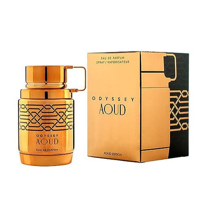 Armaf Odyssey Aoud Edition for Men Eau de Parfum Spray, 3.4 oz