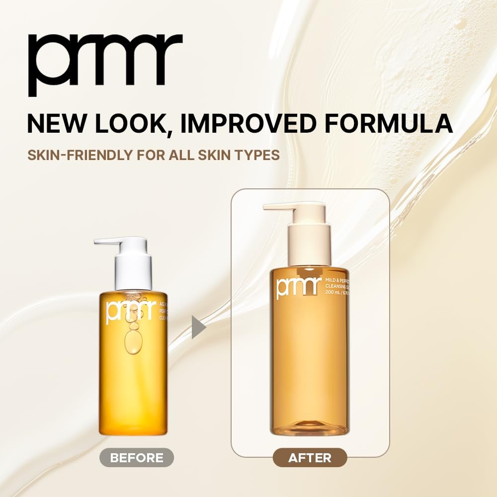 Primera Oil to Foam Cleanser – Korean Deep Cleansing Oil for Makeup Removal, Blackheads, and Pore Care with Hyaluronic Acid (200ml / 6.76 fl oz) Avelisse