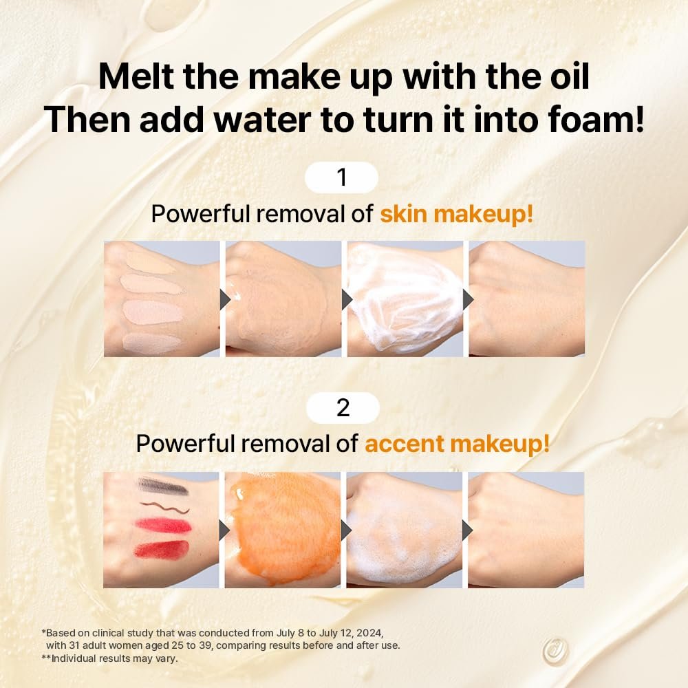 Primera Oil to Foam Cleanser – Korean Deep Cleansing Oil for Makeup Removal, Blackheads, and Pore Care with Hyaluronic Acid (200ml / 6.76 fl oz) Avelisse