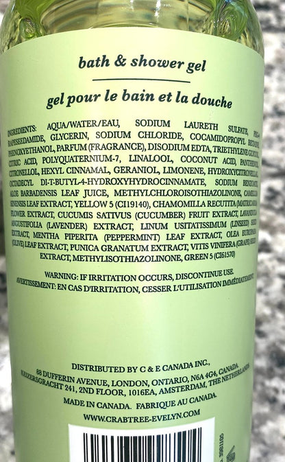 Crabtree & Evelyn Lily Bath & Shower Gel - 16.9 oz | Gentle Floral Body Wash Avelisse
