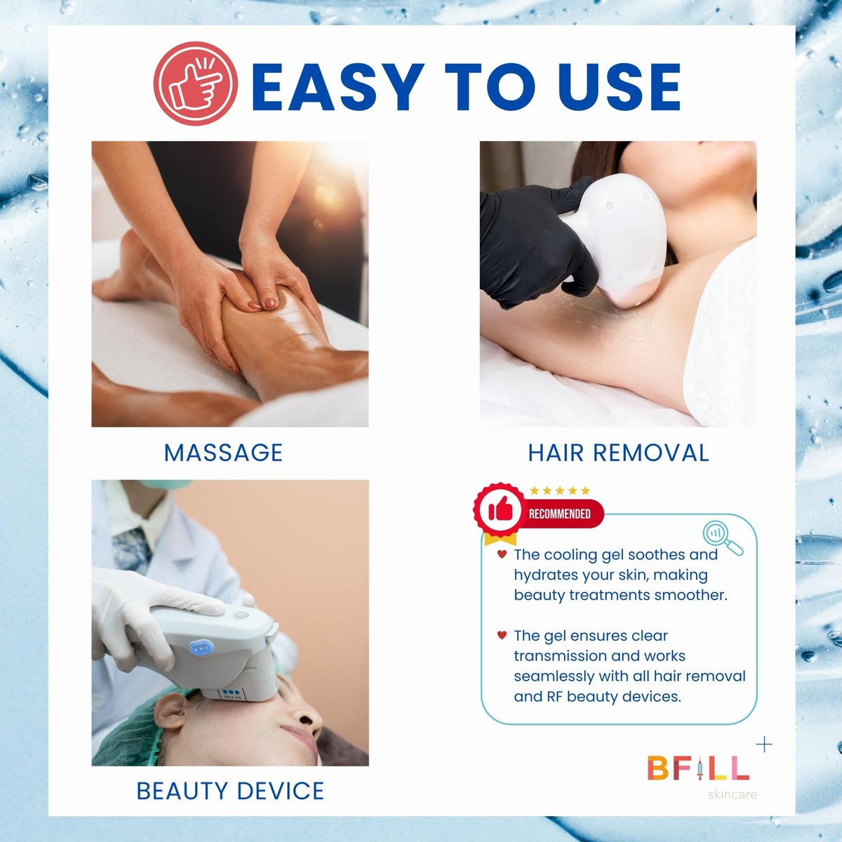 Cooling Gel for Laser Hair Removal – 200 ml Coupling Gel by Meko Clinic - görsel 17