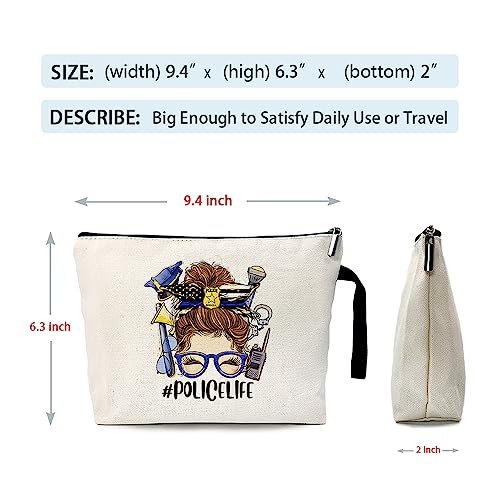 ZhantUone Police Life Cosmetic Bag – Perfect Gift for Policemen & Women, Birthday, Retirement, Academy Graduation - görsel 7