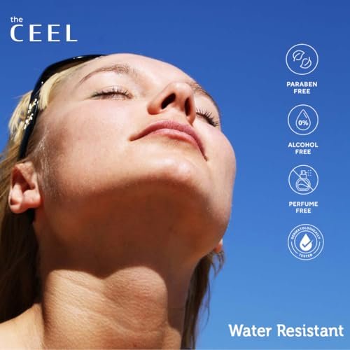 The Ceel Pink Tone Up Sunscreen SPF 50+ with Hyaluronic Acid - Brightening, Glowing & Moisturizing Facial Primer for All Skin Types, 50ml - görsel 16