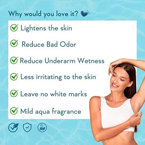 WishCare Underarm Roll On Serum - 0% Alcohol, Long Lasting Aqua Fragrance for Women & Men - 50ml - görsel 7
