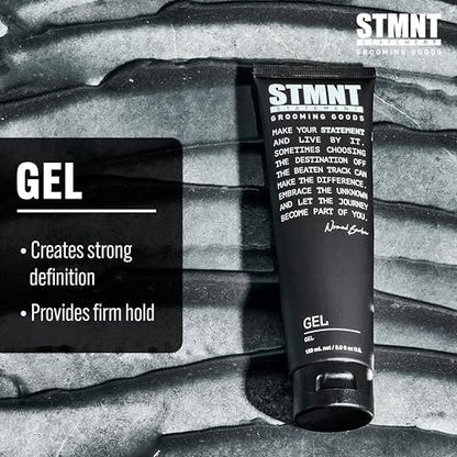 STMNT Grooming Goods Gel – Strong Definition, Long-Lasting Hold, Satin-Like Semi-Matte Finish, Easy Wash Out (5.07 Fl Oz) Avelisse