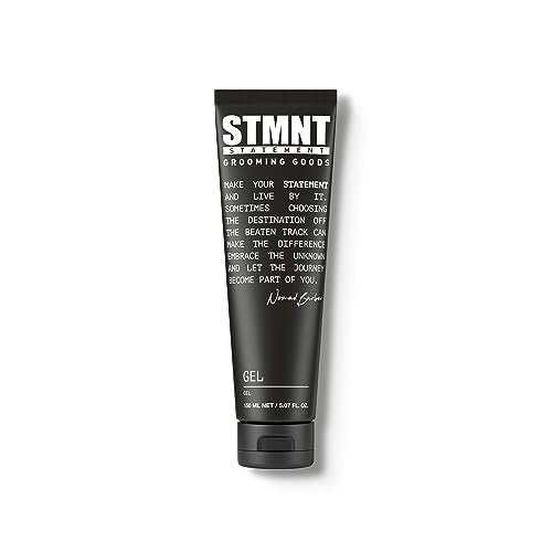 STMNT Grooming Goods Gel – Strong Definition, Long-Lasting Hold, Satin-Like Semi-Matte Finish, Easy Wash Out (5.07 Fl Oz) Avelisse