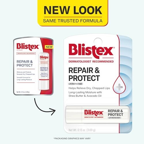 Blistex Repair & Protect Lip Balm – Severe Chapped Lip Prevention, Smooth Formula, Hydrating & Long-Lasting Moisturization, 0.13 oz - görsel 4