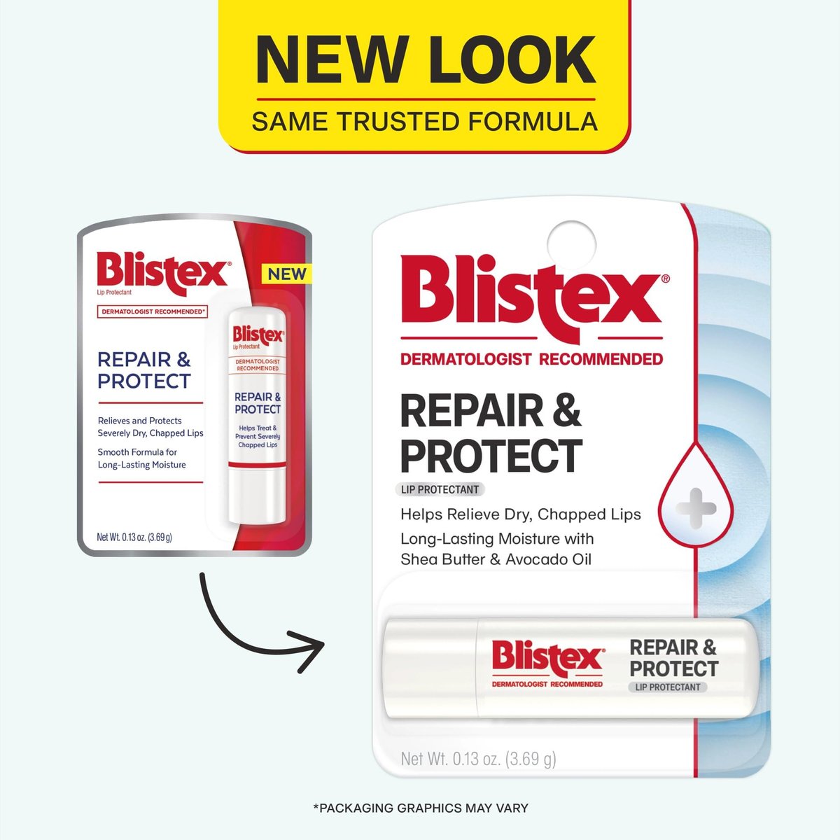 Blistex Repair & Protect Lip Balm – Severe Chapped Lip Prevention, Smooth Formula, Hydrating & Long-Lasting Moisturization, 0.13 oz - görsel 3