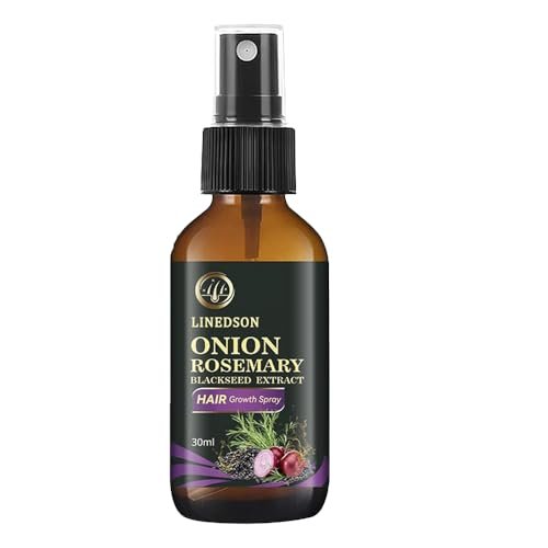 Rosemary, Onion and Black Seed 3-in-1 Hair Growth Spray - Controls Loss and Promotes Growth for Men and Women - görsel 1