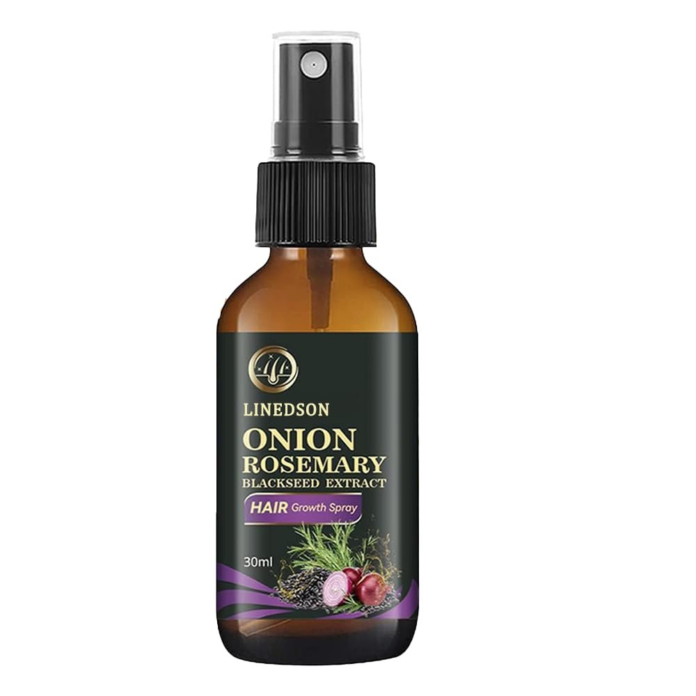 Rosemary, Onion and Black Seed 3-in-1 Hair Growth Spray - Controls Loss and Promotes Growth for Men and Women - görsel 2