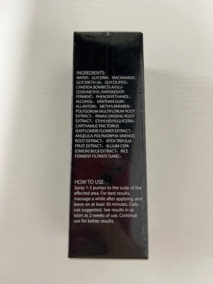 Rosemary, Onion and Black Seed 3-in-1 Hair Growth Spray - Controls Loss and Promotes Growth for Men and Women