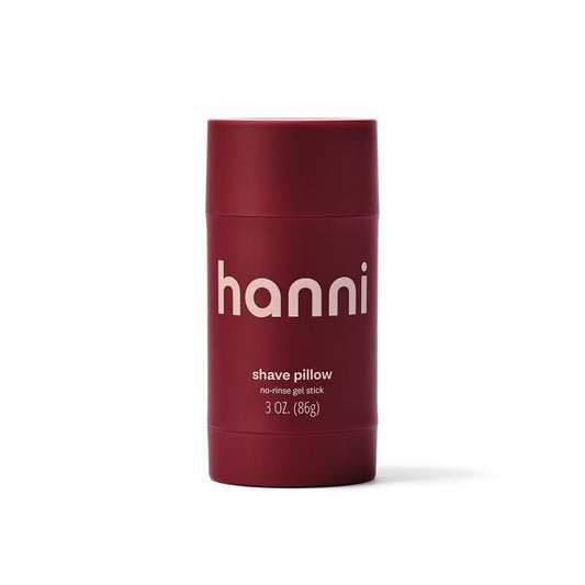 HANNI Shave Pillow – Shaving Gel for Women and Men, Hair Removal for Pubic, Body Hair or Legs, In-Shower/Waterless Razor, Travel Friendly Moisturizer, 3 oz Avelisse
