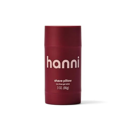 HANNI Shave Pillow – Shaving Gel for Women and Men, Hair Removal for Pubic, Body Hair or Legs, In-Shower/Waterless Razor, Travel Friendly Moisturizer, 3 oz Avelisse