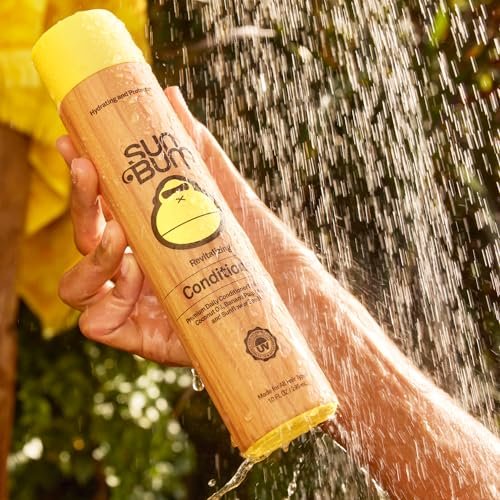 Sun Bum Revitalizing Shampoo and Conditioner Set - Vegan, Cruelty Free, Hydrating & Moisturizing Hair Care - 10 oz Each (Pack of 2) Avelisse