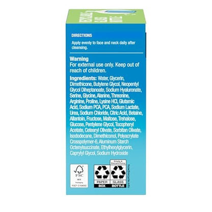 Neutrogena Hydro Boost Ultra Hydrating Serum with Hyaluronic Acid – Fragrance-Free, Non-Comedogenic Face Serum for Weightless Hydration & Glowing Skin, 1 fl. oz