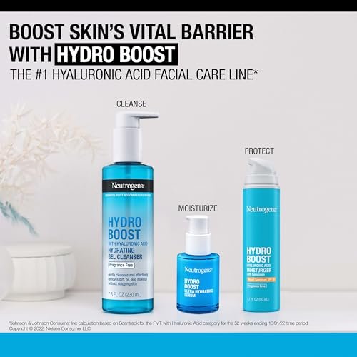 Neutrogena Hydro Boost Ultra Hydrating Serum with Hyaluronic Acid – Fragrance-Free, Non-Comedogenic Face Serum for Weightless Hydration & Glowing Skin, 1 fl. oz - görsel 8
