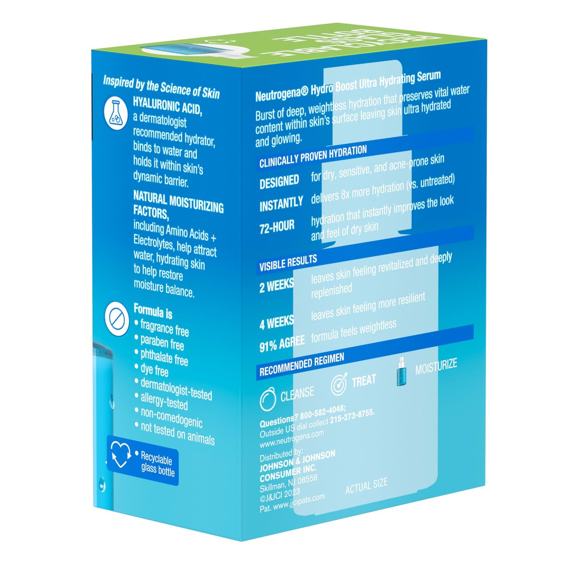 Neutrogena Hydro Boost Ultra Hydrating Serum with Hyaluronic Acid – Fragrance-Free, Non-Comedogenic Face Serum for Weightless Hydration & Glowing Skin, 1 fl. oz - görsel 17