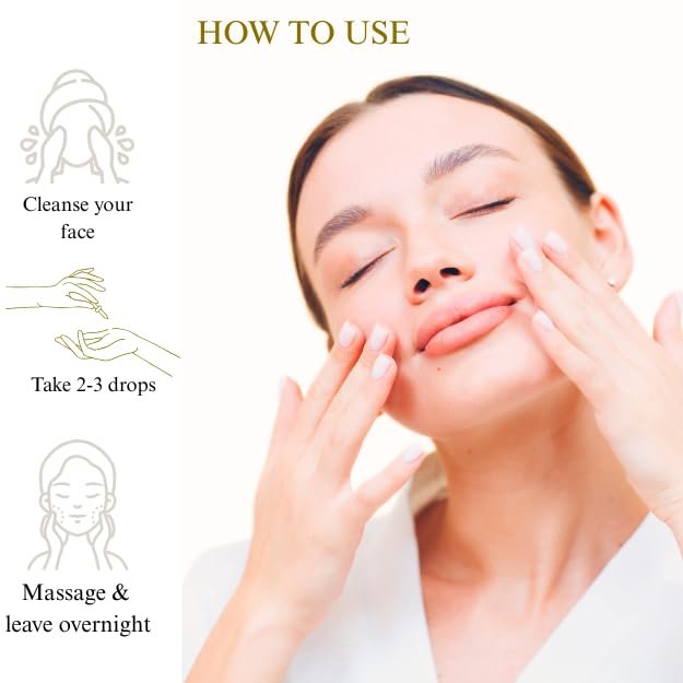 TATSAT Kumkumadi Oil for Glowing, Spotless & Wrinkle-Free Skin - Authentic Ayurvedic Face Oil with Organic Saffron, Anti-Aging & Moisturizing Taila, 10ml - görsel 4