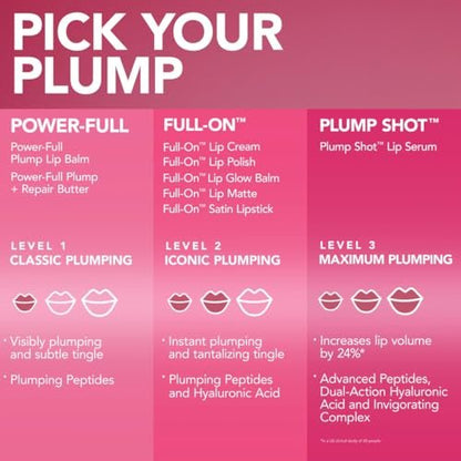 Buxom Full-On Plumping Lip Polish - Tinted Lip Plumper Gloss with Peptides & Vitamin E, High-Shine Lip Gloss, Vegan, AO Clair (Pinky Mauve with Golden Shimmer) Avelisse