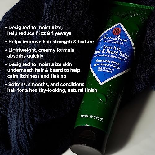 Jack Black Leave It In Hair & Beard Balm – 5 Fl Oz Avelisse