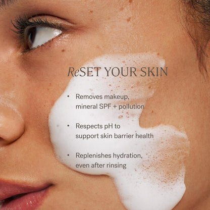 ILIA The Cleanse Soft Foaming Cleanser + Makeup Remover - Non-Toxic, Vegan, Cruelty-Free Face Wash (6.76 fl oz) Avelisse