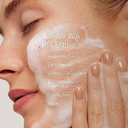 ILIA The Cleanse Soft Foaming Cleanser + Makeup Remover - Non-Toxic, Vegan, Cruelty-Free Face Wash (6.76 fl oz) Avelisse