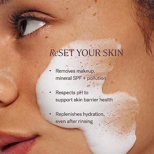 ILIA The Cleanse Soft Foaming Cleanser + Makeup Remover - Non-Toxic, Vegan, Cruelty-Free Face Wash (6.76 fl oz) Avelisse