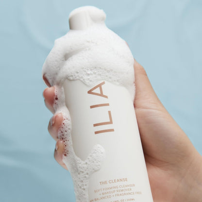 ILIA The Cleanse Soft Foaming Cleanser + Makeup Remover - Non-Toxic, Vegan, Cruelty-Free Face Wash (6.76 fl oz) Avelisse