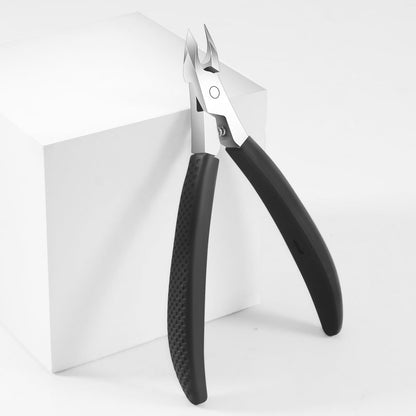 Diesisa Cuticle Trimmer - 4mm Jaw Extremely Sharp Cuticle Clippers for Nails with Silicone Handle, Non-Slip Professional Steel Cuticle Cutter, Dead Skin Remover Stainless Cuticle Remover Tool