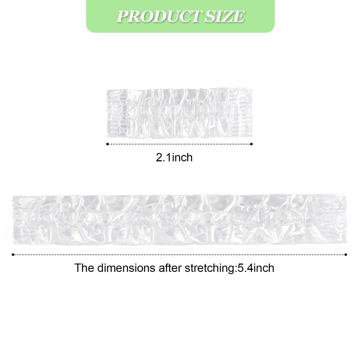 200 Pcs Clear Disposable Ear Protectors – Waterproof Ear Covers for Bathing, Hair Coloring & Beauty Treatments - görsel 9