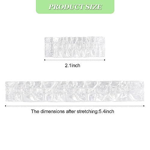 200 Pcs Clear Disposable Ear Protectors – Waterproof Ear Covers for Bathing, Hair Coloring & Beauty Treatments - görsel 10