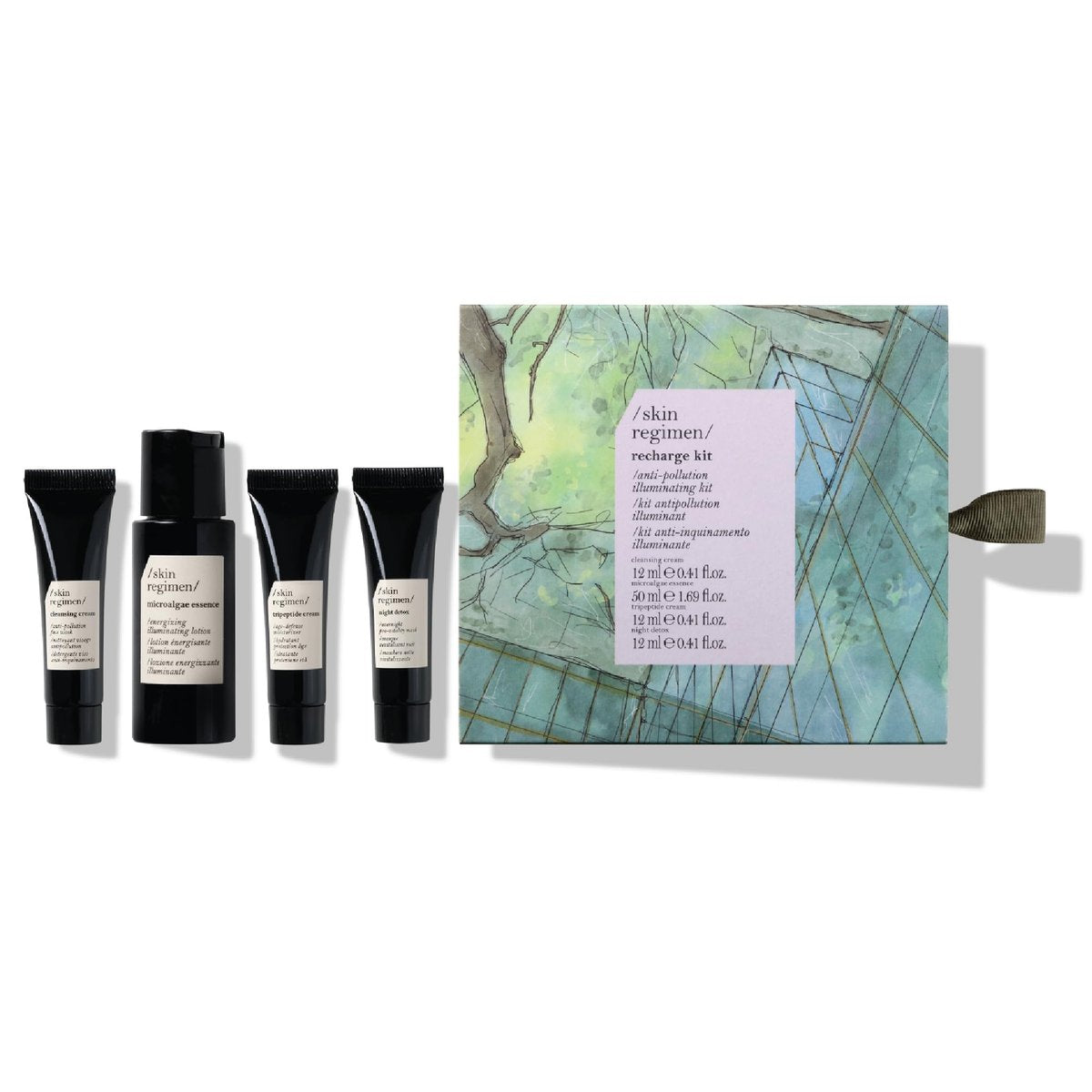 /skin regimen/ Recharge Kit – Anti-Pollution Illuminating Set (4-Piece) - görsel 1
