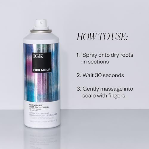 IGK PICK ME UP Maximum Lift Root Boost Spray – Instantly Lifts, Adds Volume & Thickness – Vegan & Cruelty Free – 5 oz Avelisse