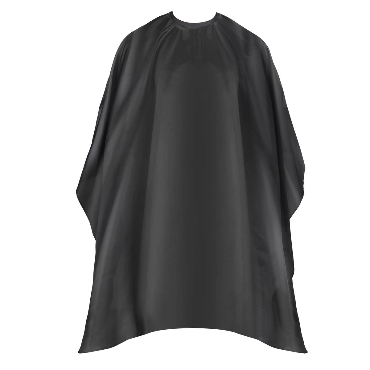 Omvoina Professional Hair Cutting Cape – Waterproof Nylon Salon Cape with Adjustable Snap Closure (57" x 51", Black) - görsel 1