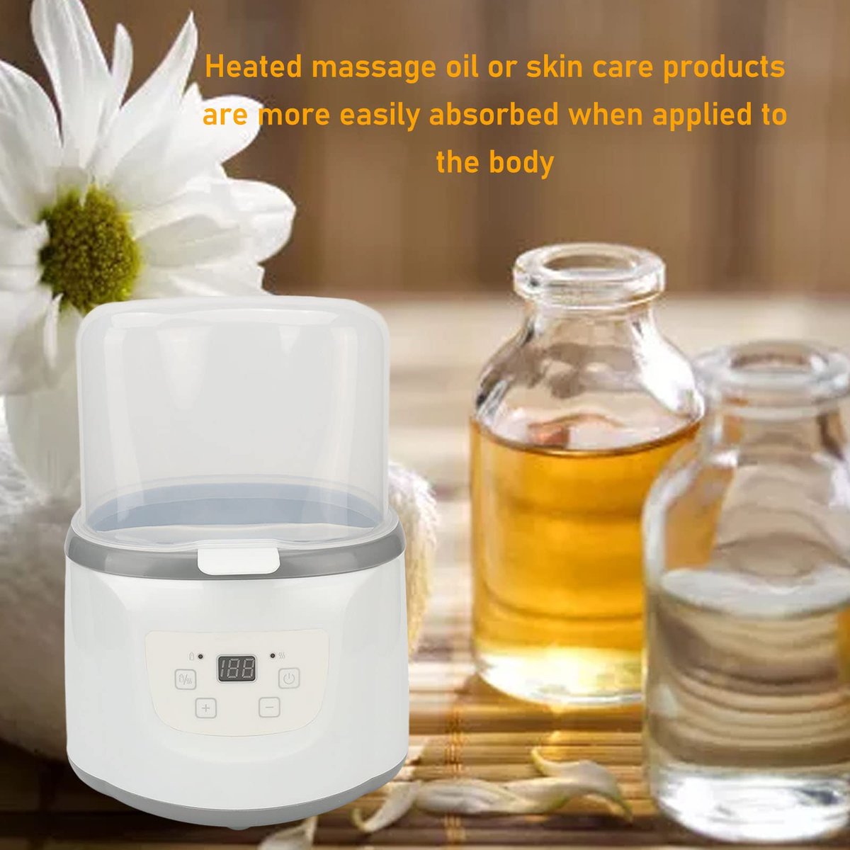 Pongnas Massage Oil Warmer & Cream Warmer for Salon Spa - Digital Display, Precise Temperature Control, 110V US Plug - görsel 11