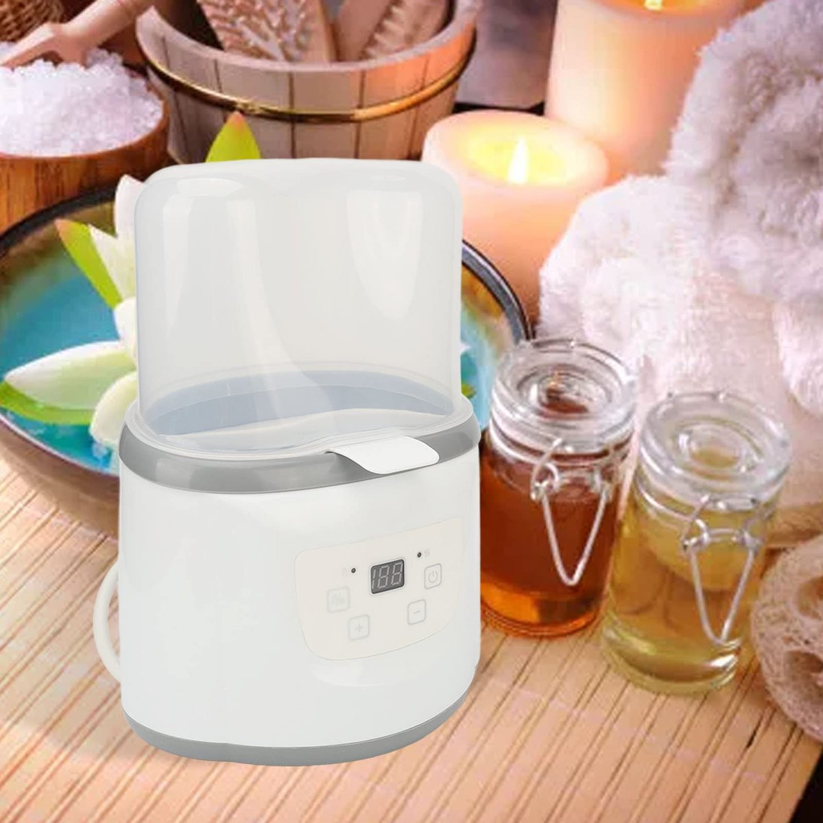 Pongnas Massage Oil Warmer & Cream Warmer for Salon Spa - Digital Display, Precise Temperature Control, 110V US Plug - görsel 9