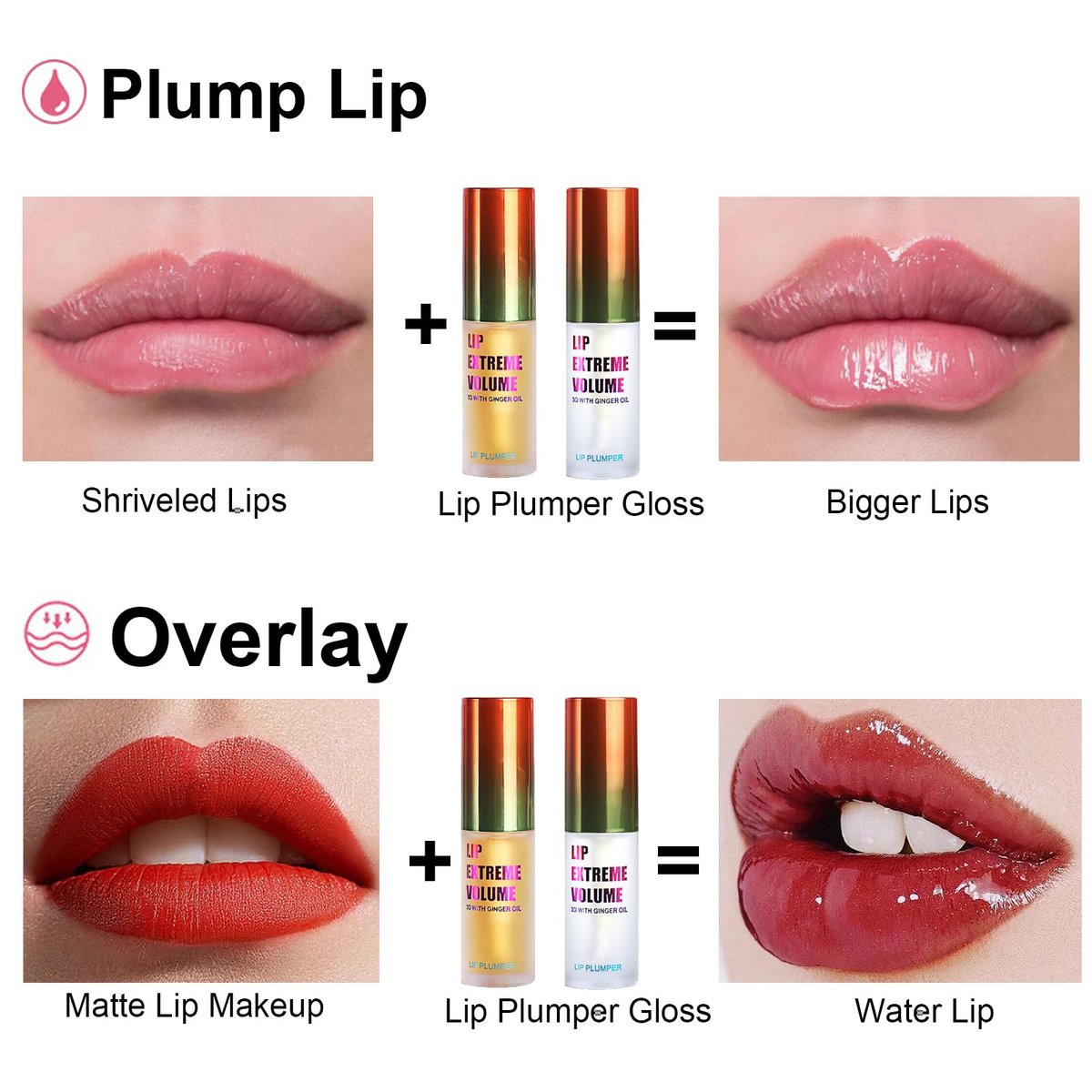 LAIKME Lip Plumper Extreme - Clear Plumping Lip Gloss for Fuller, Thicker Lips - Daily Moisturizing Lip Enhancer - görsel 10