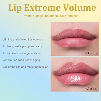 LAIKME Lip Plumper Set - Extreme Plumping Lip Gloss for Thicker, Fuller Lips - Lip Enhancer & Moisturizer for Dry Lips - Instant Lip Filler Effect, 1 Fl Oz