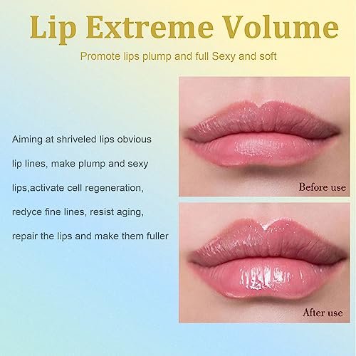 LAIKME Lip Plumper Set - Extreme Plumping Lip Gloss for Thicker, Fuller Lips - Lip Enhancer & Moisturizer for Dry Lips - Instant Lip Filler Effect, 1 Fl Oz - görsel 3