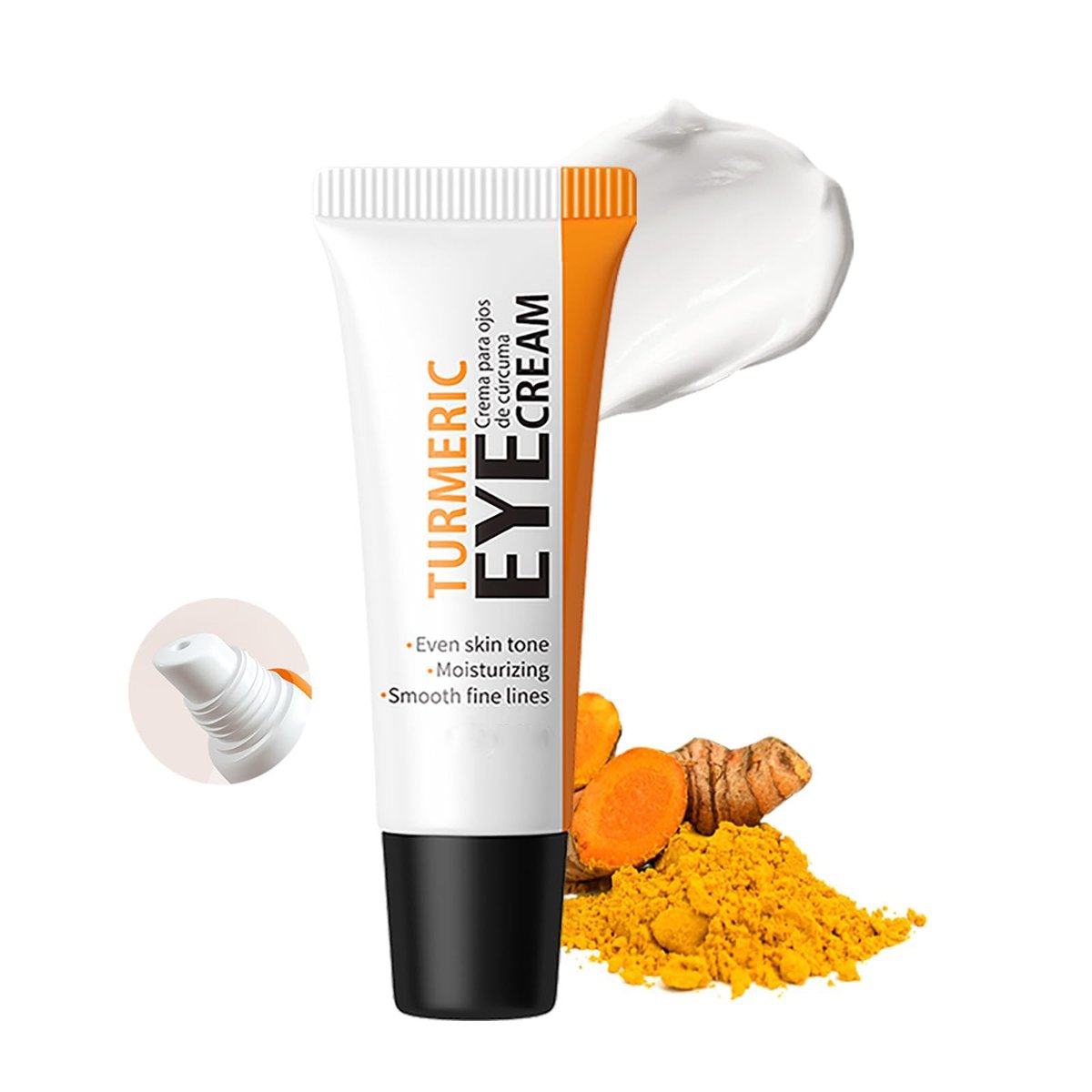 Easilydays Turmeric Under Eye Cream – Hydrating Eye Serum for Dark Circles, Fine Lines, and Puffiness Avelisse