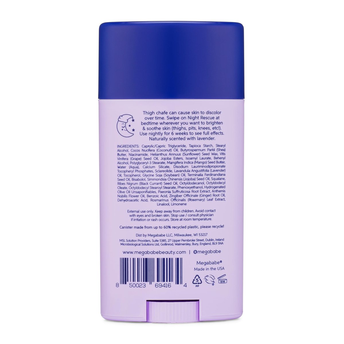 Megababe Night Rescue Brightening & Soothing Moisturizer - 2.12 oz Avelisse