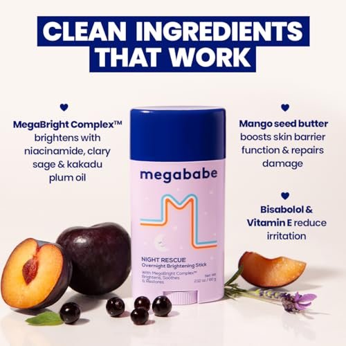 Megababe Night Rescue Brightening & Soothing Moisturizer - 2.12 oz Avelisse