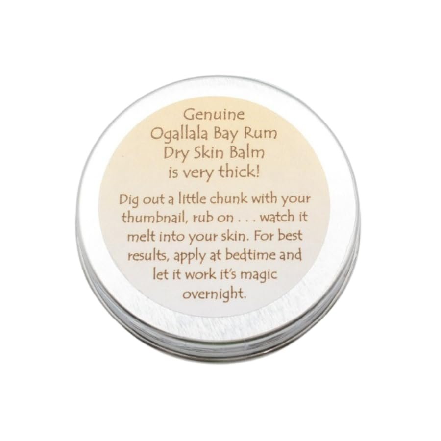 Ogallala Bay Rum Intensive Repair Dry Skin Balm – Old Fashioned Bay Rum Scent, 1 oz Tin - görsel 2